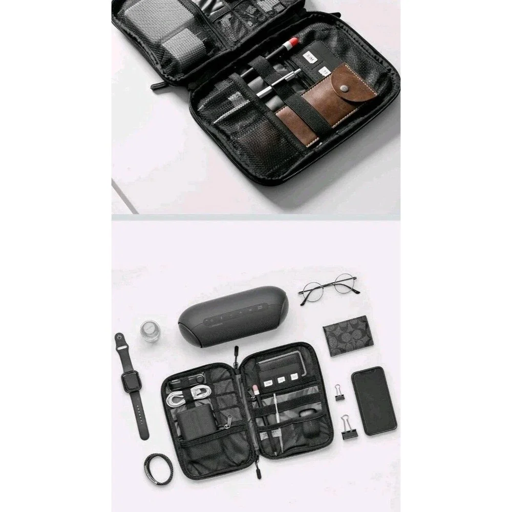 BAGSMART Electronics Organizer Travel Case, Small Cable Organizer Bag, NWT